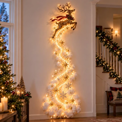 🎄 Christmas Magic Trail Wall Light – Festive LED Hanging Decor