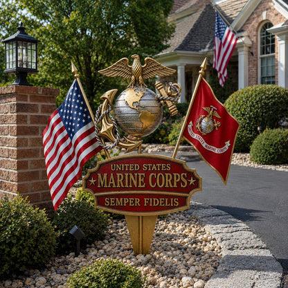 🇺🇸 Last Day Promo: 49% OFF 🎖️- US Military Branch Tribute Garden Stake Collection - ✈️Buy 2 Free Shipping Today!
