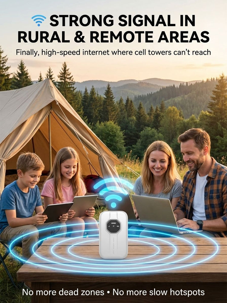 🔥[Global Coverage, High-Speed Internet Access] 🌎 Boundless Portable Wi-Fi — Stay Connected Wherever You Go🛡️