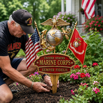 🇺🇸 Last Day Promo: 49% OFF 🎖️- US Military Branch Tribute Garden Stake Collection - ✈️Buy 2 Free Shipping Today!