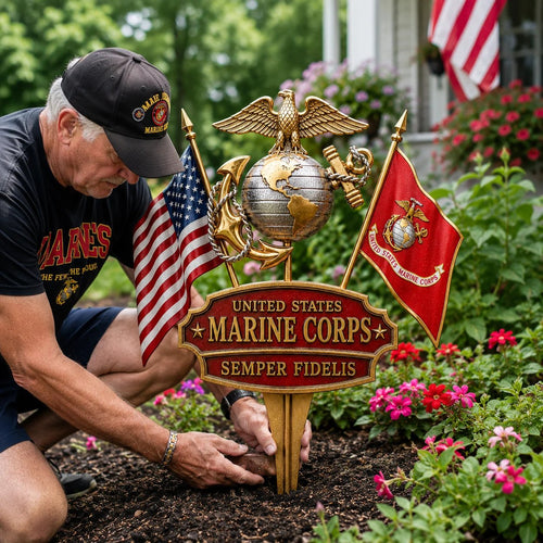🇺🇸 Last Day Promo: 49% OFF 🎖️- US Military Branch Tribute Garden Stake Collection - ✈️Buy 2 Free Shipping Today!