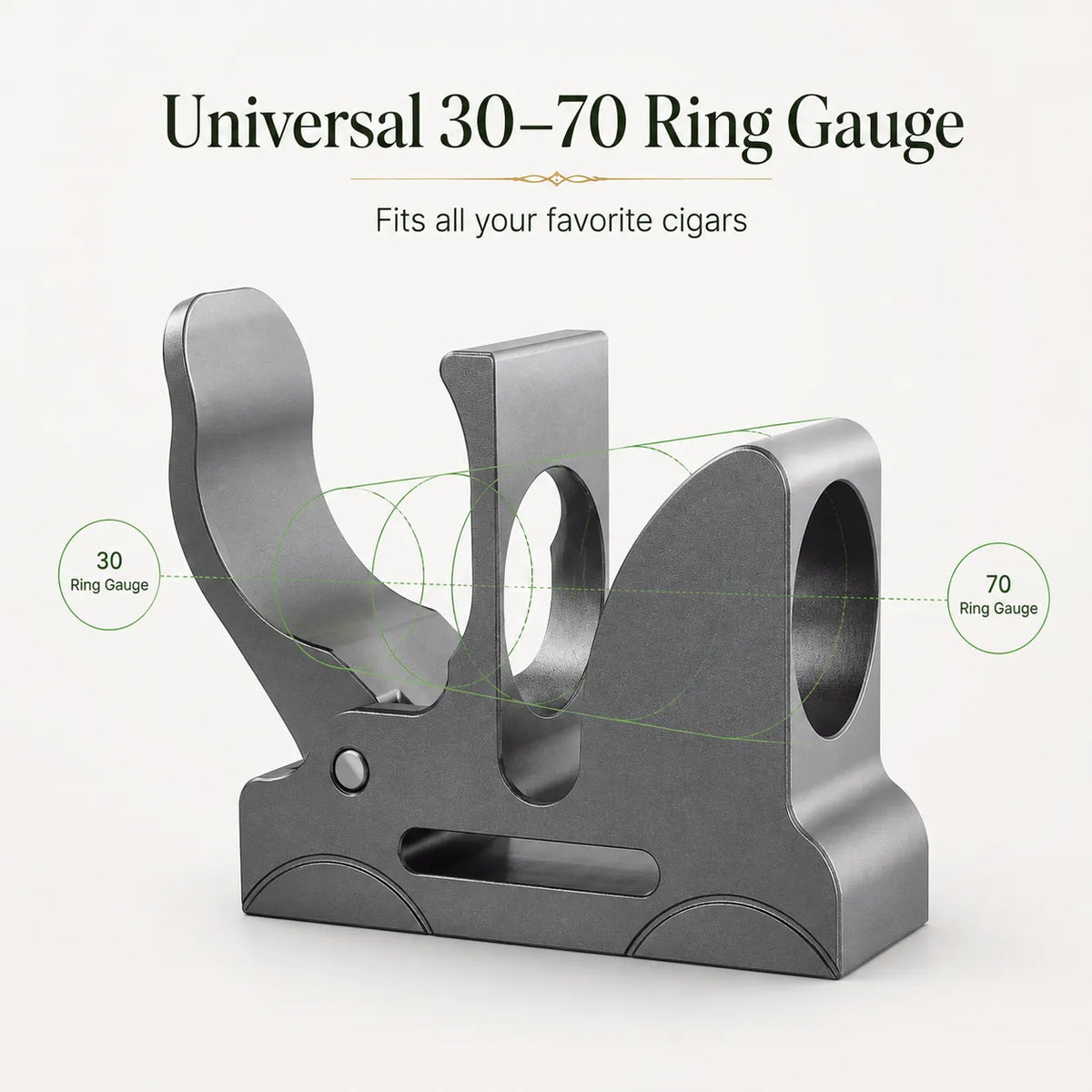 🔥Universal Magnetic Golf Cart Cigar Clip - Hands-Free Cigar Holder for Golfers, Strong Magnet Mount
