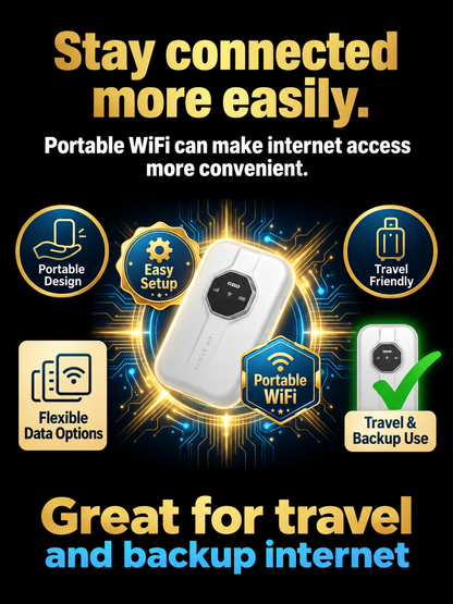 🔥[Global Coverage, High-Speed Internet Access] 🌎 Boundless Portable Wi-Fi — Stay Connected Wherever You Go🛡️