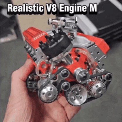 🎉Last Day Promotion 50% OFF + FREESHIPPING🔥 - Gasoline OHV V8 Small-block Engine Model Kits(Non-functional Display Model )